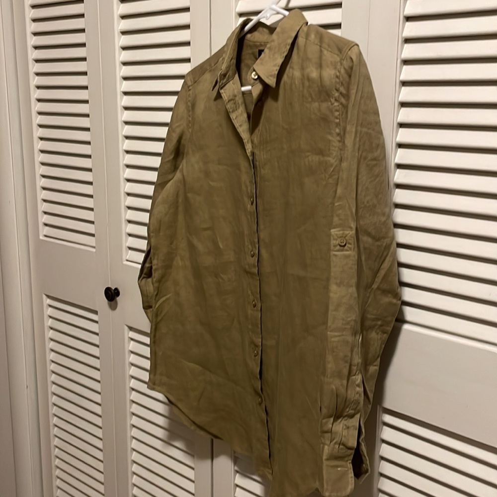 NEW Ralph Lauren dark Kaki colored cotton tunic